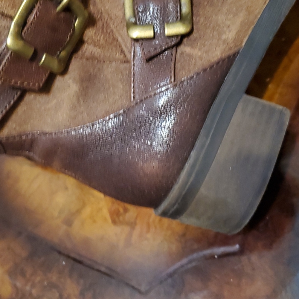 Naturalizer Brown Buckle Boots - Picture 11 of 13